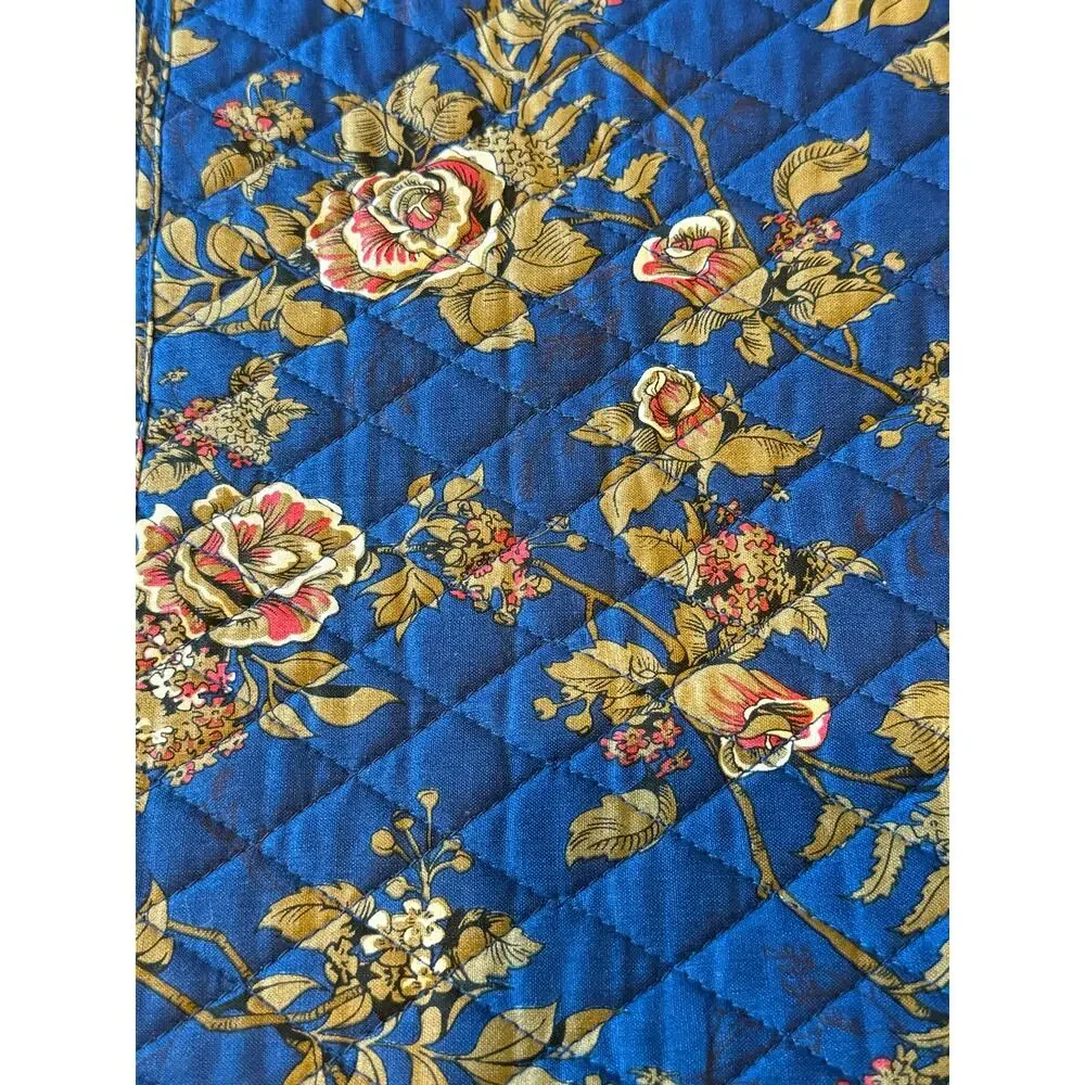 NWOT Vintage Americana by Sharif Quilted Floral Garment Bag Travel Suiter 1980s